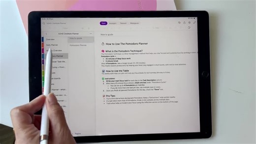 ADHD Planner Template for Onenote, Brain Dump, Kanban (digital Download) - Etsy UK