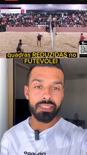 Gabriel Ralha | Treinador esportivo on Instagram: "Titio águia anunciou ontem que as quadras da liga Brasileira de futevôlei vão reduzir pra padronizar o futevôlei no Brasil e no mundo, com o intuito de profissionalizar cada vez mais o esporte E como essa mudança impacta no futevôlei profissional e no amador? Muito mais dificuldade de virar a bola, consequentemente trazendo mais rally, e exigindo cada vez mais a parte física dos atletas/praticantes do futevôlei No vídeo eu comento melhor sobre o