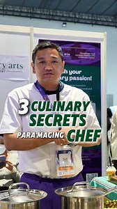 3 basic culinary knowledge kung gusto mong maging Chef #filipinochef #chefph #pinoypride #chefbyron #theculinaryartsinternational #TeamPayaman | Chef Byron