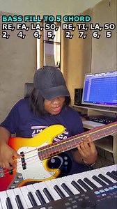 Beautiful Triad bass lick to use any day perfect 👌🎸✅ #bassist #bassplayer #basslessons #bassguitar #bass #viral Part 7 | BassLady