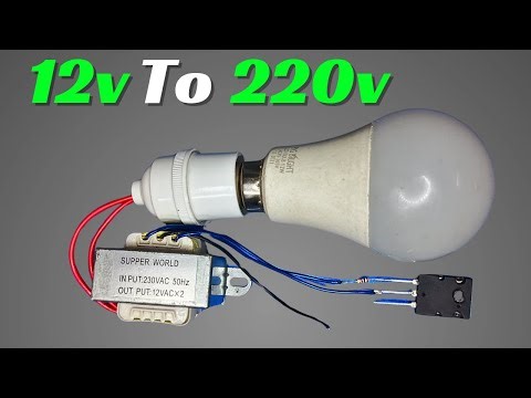 Inverter 12v to 220v |How to Make Mini Inverter 12v to 220v
