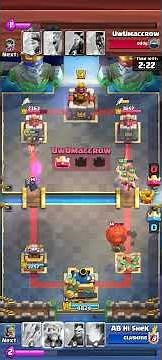 Clash Royale OG Level Gameplay: Destroying Fully Maxed Level 14 at 9700 Trophies #clashroyale #clash