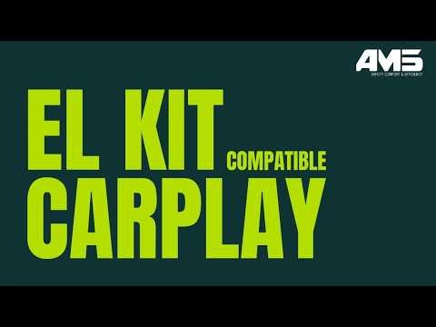 Kit CarPlay AMS (HD): GPS, llamadas, Spotify + compatibilidad con cámara Full HD