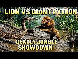 Lion vs Giant Python – Deadly Jungle Showdown