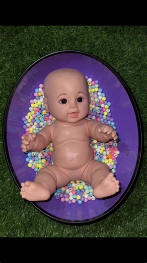 Full of 3 Rainbow BathTubs Candy's with M&M's & Magic Slime Cutting