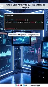 “Wake Lock API: evita que la pantalla se apague”