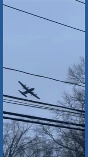 Low flying plane over Manchester