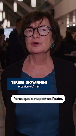 Pourquoi ASED ? Teresa Giovannini, Présidente d’ASED