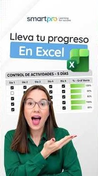 Cómo crear un control de progreso de tareas en Excel