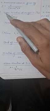 Problems on wave function-1-acharya vishvendra #neetphysics #jeemainphysics