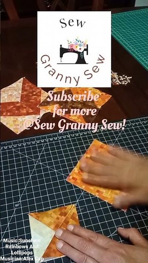 How to make a star from half square triangle!