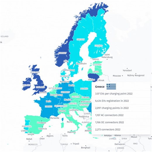 The EV Index by HERE and SBD compares EV readiness state-by-state in the US and on a country level in Europe. Learn more: https://t.her.is/486eAgE | HERE Technologies
