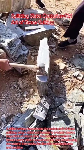 Splitting Slate: Centuries-Old Art of Stone Cutting