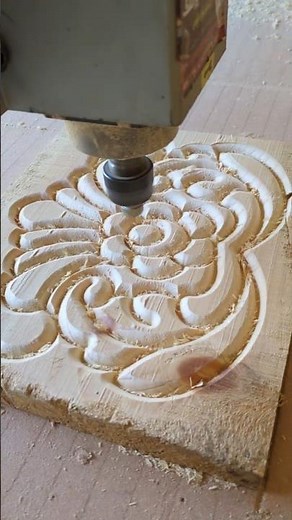 Amazing Wooden Art Made by CNC Machine#diy #woodcarving #cnc