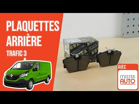 Changer les Plaquettes arrière Trafic 3 🚗
