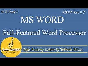 Full Featured Word Processor MS Word