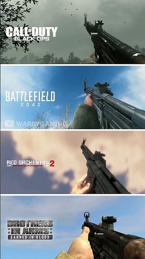 STG-44 Comparison | COD Black Ops vs Battlefield 2042 vs Red Orchestra 2 vs BIA Earned in Blood
