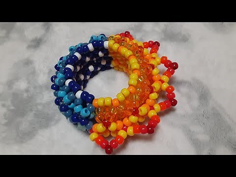 Sun & Moon Kandi Cuff Tutorial!