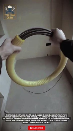 How to Install Cable in Flexible Conduit Easily | DIY Electrical Wiring Tip