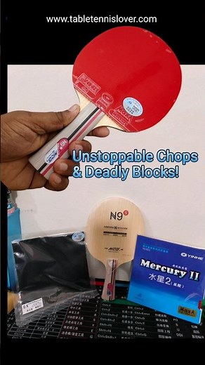 Yinhe N9 with Neptune Long Pips & Mercury 2 – Master the Art of Spin & Disruption