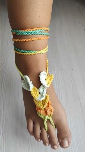 Crochet Barefoot Sandals