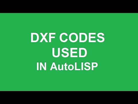 Which dxf codes are required to Create a Line Circle And a Text in AutoLISP