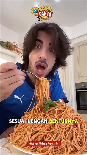 FACTS: THIS IS HOW ITALIANS EAT SPAGHETTI 🍝 #shortvideo #spaghetti