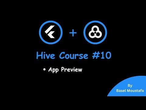 hive flutter #10 - Vocabulary Notes App - Application Preview (بالعربي)