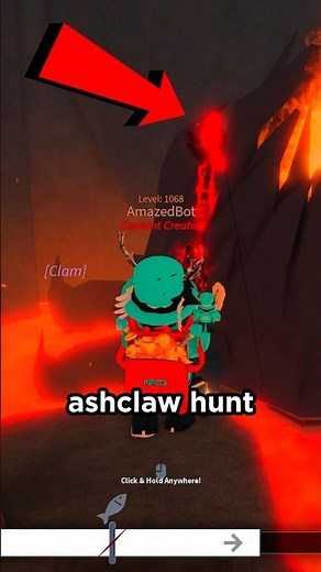EASIEST Way To Catch The ASHCLAW in Roblox Fisch