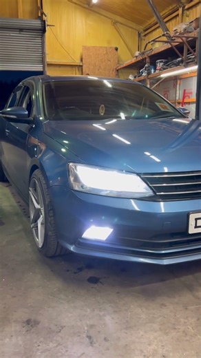 Volkswagen jetta example of full led conversion done #automobile #golftec #golfr #vwconversion