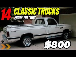 14 Classic Trucks from the ’80s – Rare Craigslist Finds!