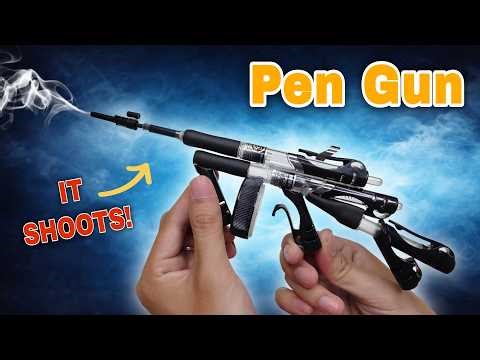 How to Make a Mini Thompson SMG From Pens