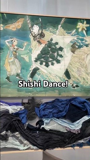 This Stunning Japanese-French Artwork Stopped Me in My Tracks 🇯🇵🇫🇷 | Shishi Dance 2025