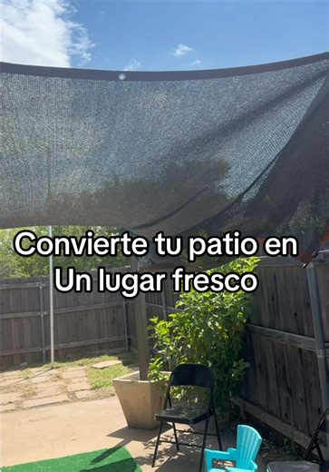 Malla sombra para patio: reduce el calor y crea un espacio fresco