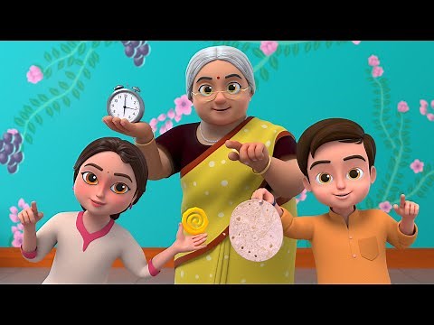 Mummy Ki Roti Gol Gol Rhyme and Much More | Hindi Rhymes for Children | FunForKidsTV