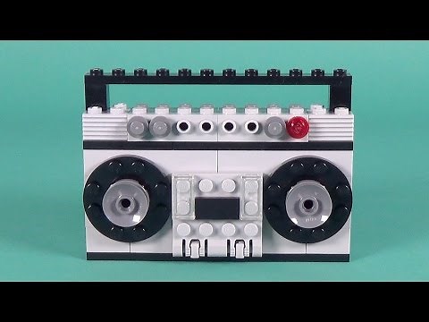 Lego Radio Cassette Player Building Instructions - Lego Classic 10702 "How To"