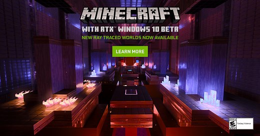 Download Minecraft with RTX Windows 10 Beta