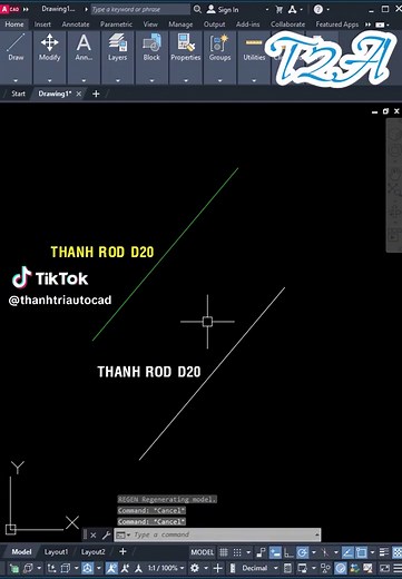 Lisp AlignText trong autocad #autocad #autolisp #autocad2d #autocadtips