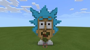 Rick Statue (Rick and Morty) Minecraft Map