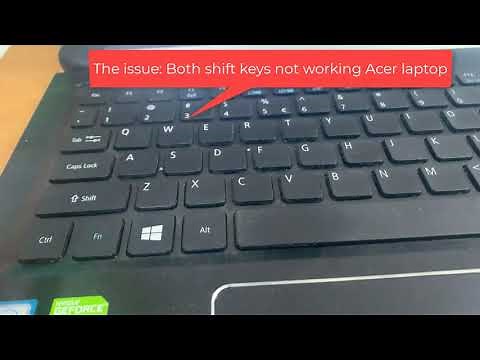 How To Fix Shift Key Not Working On Acer Laptop