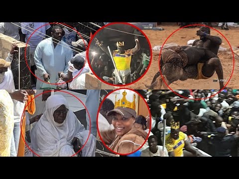 images avant et après le combat limo dane modou Balla Gaye ak Boury les pratiques mythiques