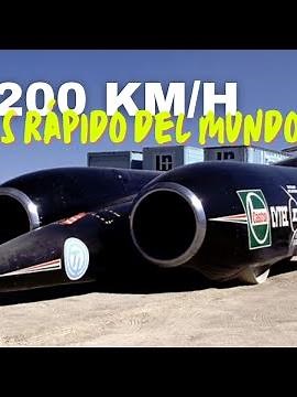 Thrust SSC, el auto más rápido del mundo +1,200 km/h 😱😳