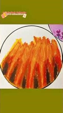 Tutorial gunung Merapi simple mudah. pemula awalan belajar #mabar #art #drawing