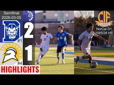 💪 Spartans Fight to the End | Davis HS 2-1 Mountain View HS | CIF NorCal | Div 1 S/F | 2026-03-05|HL