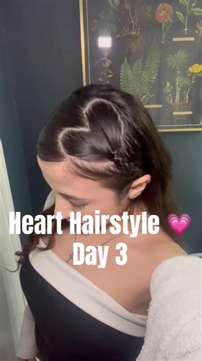 Heart Hairstyle Tutorial for Valentine’s Day 💗 | Day 3 of 30