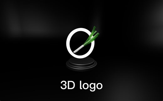 3D logo (three.js)