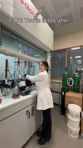 POV: You're working alone in the lab... when suddenly youA hear a voice.ANNot your colleague.