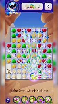 Lollipop Sweet Heroes Match3 - Level 119 gameplay cute match 3 logic puzzle casual mobile game