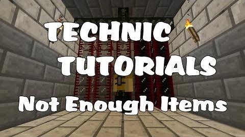 Technic Tutorials 1-1. Not Enough Items