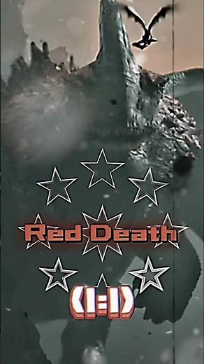 Godzilla (2014) VS The Red Death #Godzilla #httyd (f#cking epic)